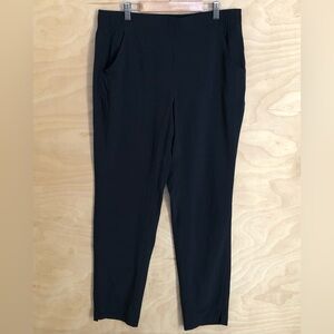 Eddie Bauer Black Straight-Leg Pull-On Pants Women Sz TM.